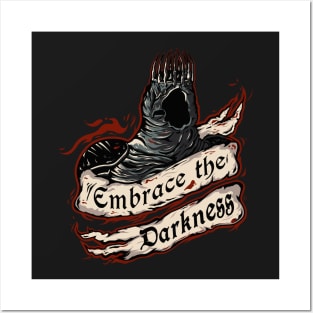 Embrace the darkness Posters and Art